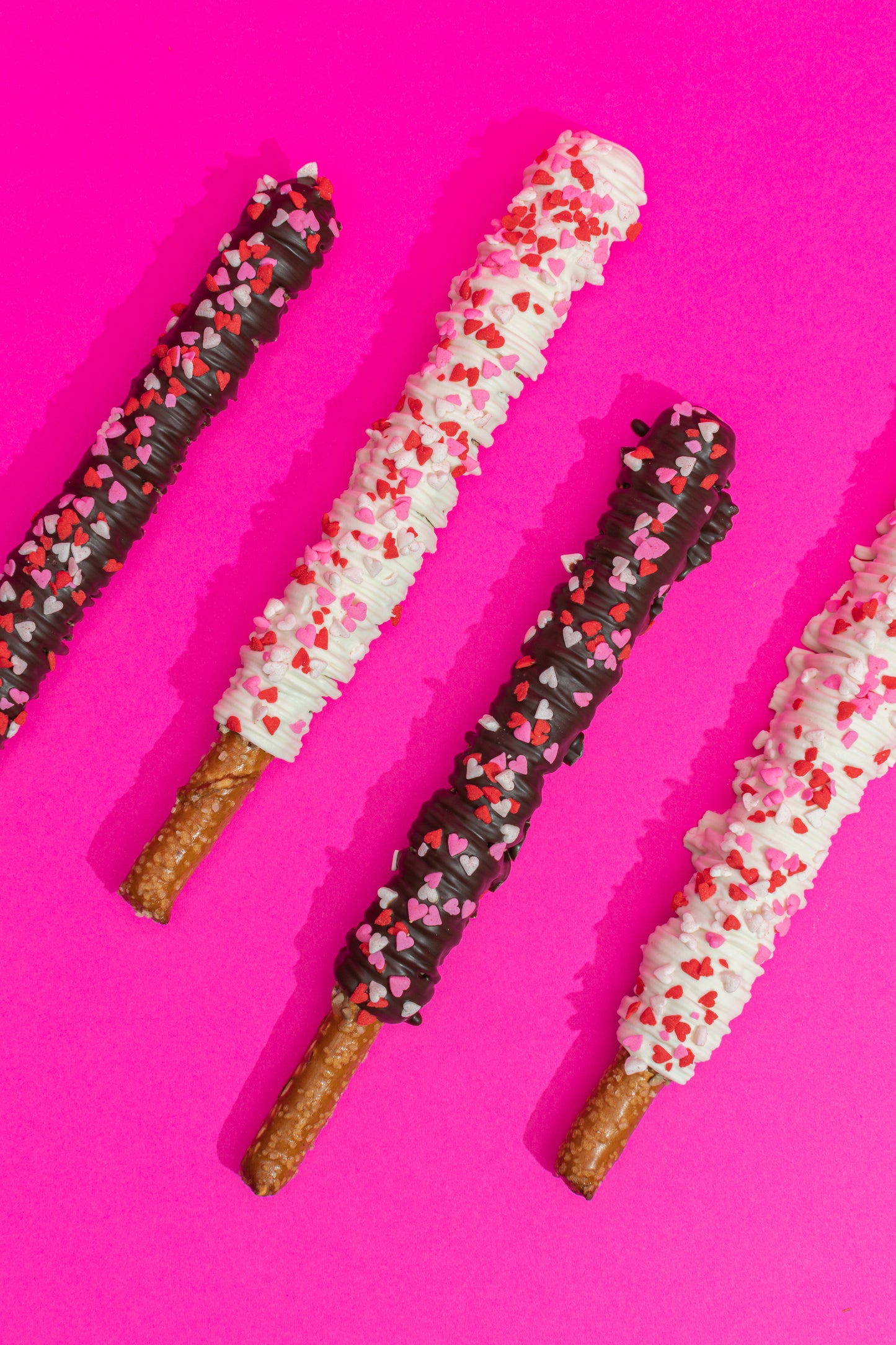 Pretzel con chocolate