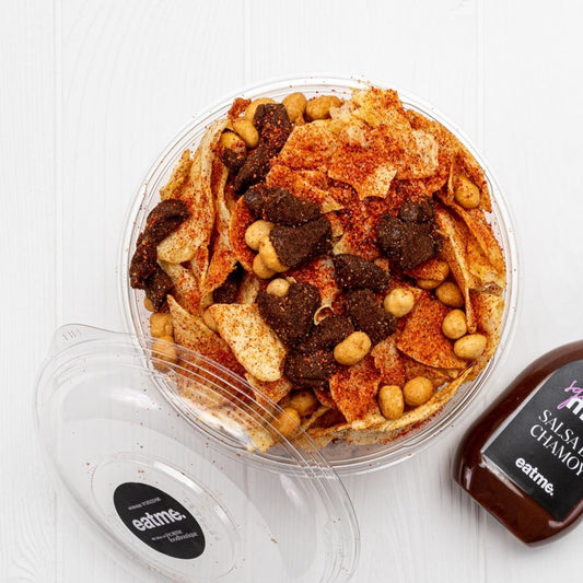 Bowl de papas enchiladas