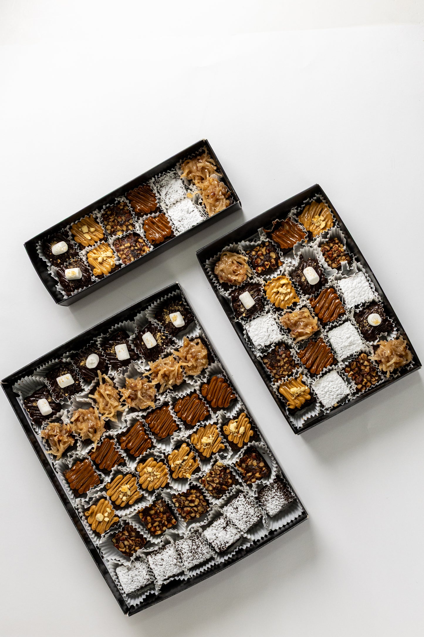 MINI BROWNIES NAVIDAD