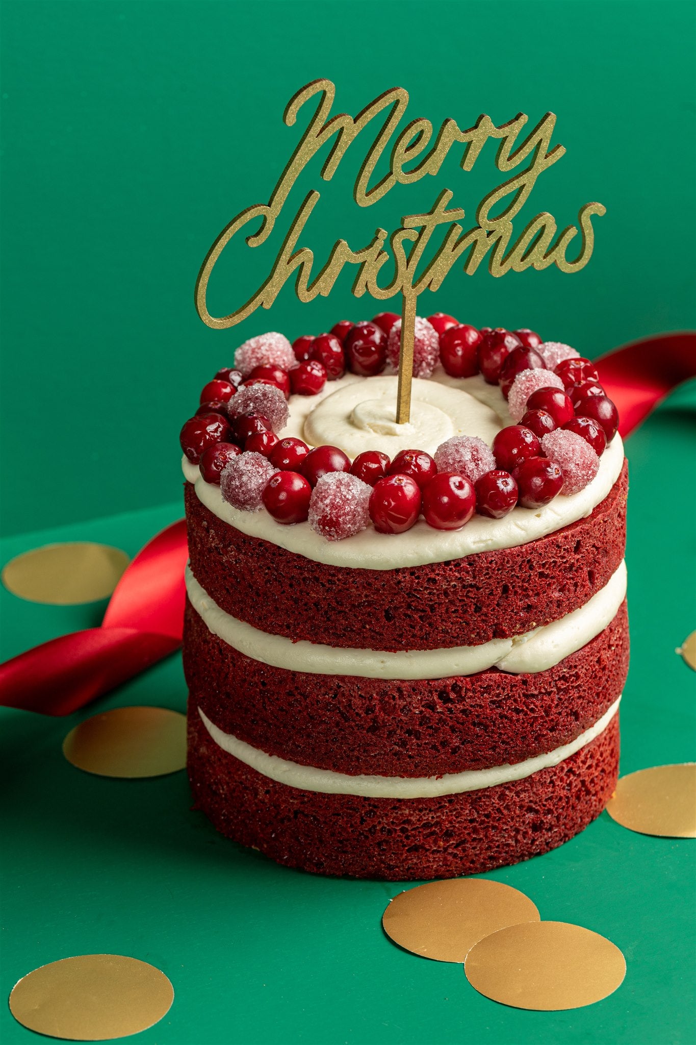 PASTEL RED VELVET NAVIDEÑO