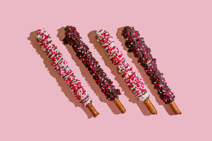 Pretzel con chocolate