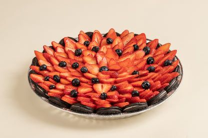 Pay de oreo con fresas