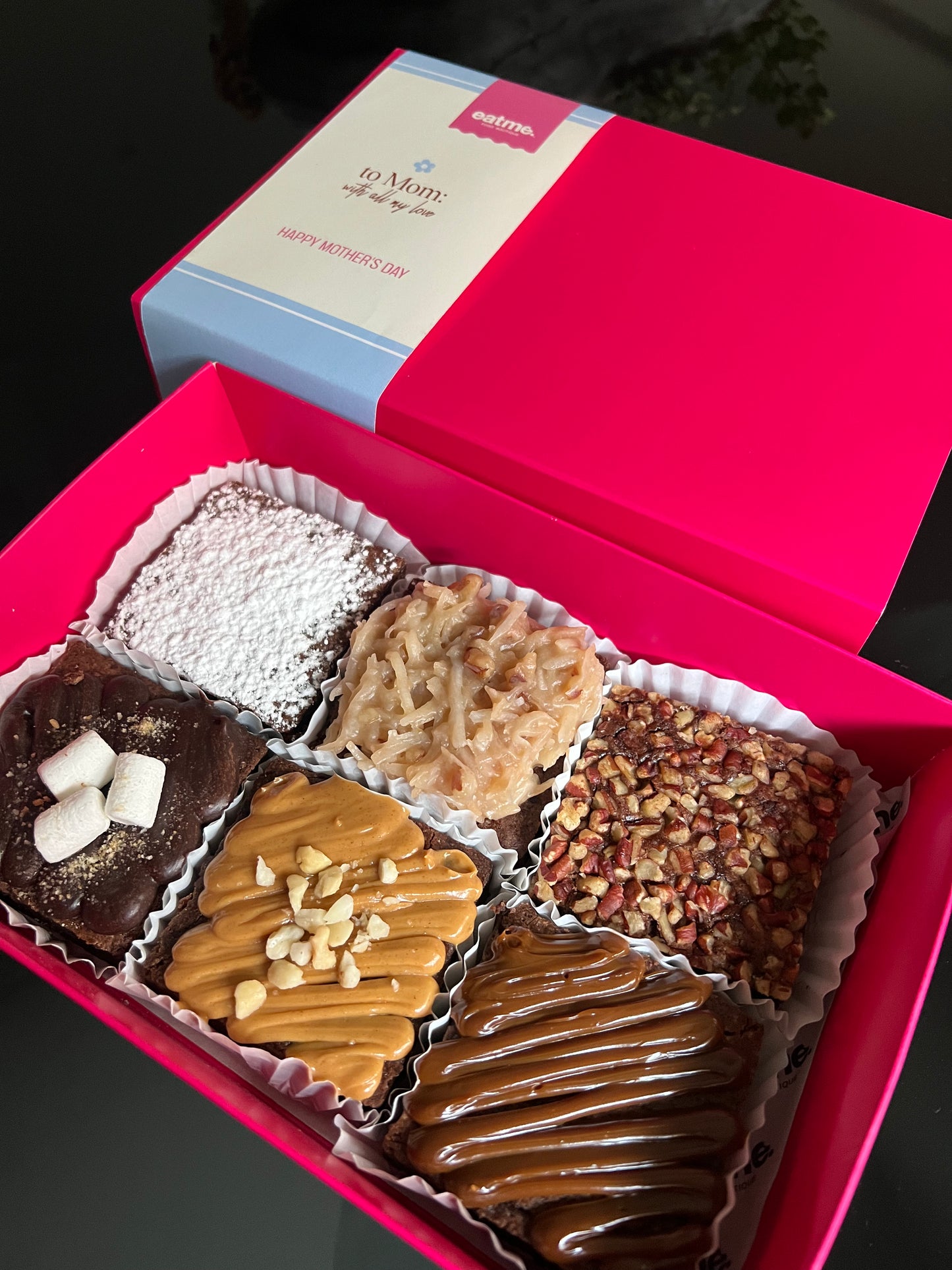 6 Brownies para mamá