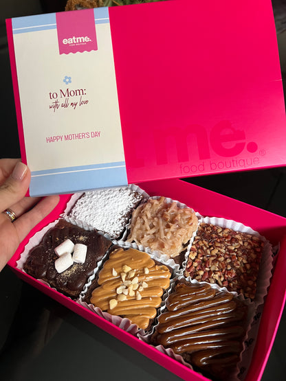 6 Brownies para mamá